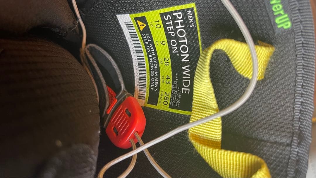 10/4まで 美品！BURTON メンズ　ステップオン　スノーボード　3点セット