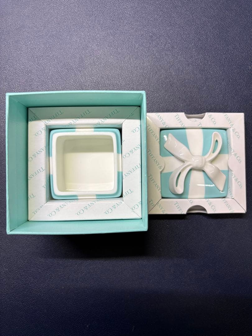 未使用Tiffany＆Co. ブルーボックス ミニ ジュエリーケース
