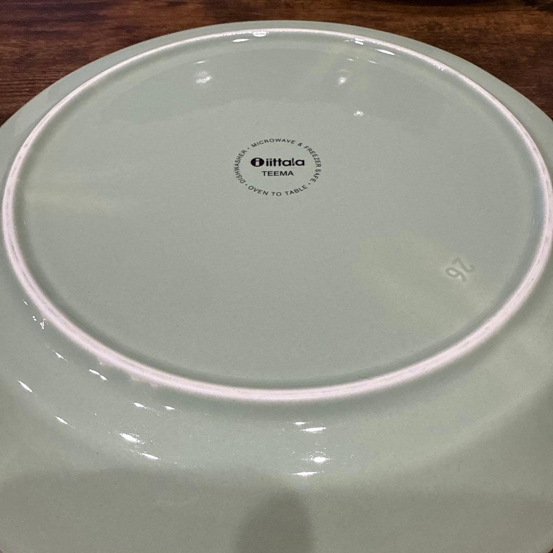 イッタラ 廃盤 セラドングリーン ティーマ プレート26㎝ 4枚