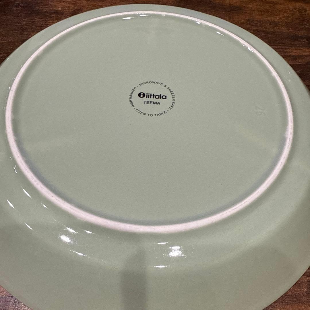 イッタラ 廃盤 セラドングリーン ティーマ プレート26㎝ 4枚