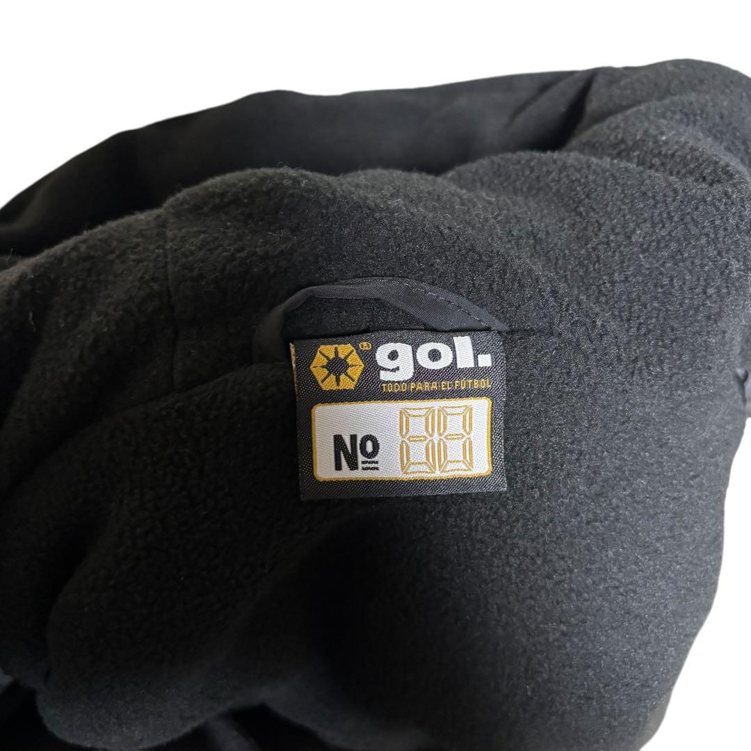 極美品 gol. ゴレアドール ベンチコート ブラック 刺繍ロゴ フリーサイズ