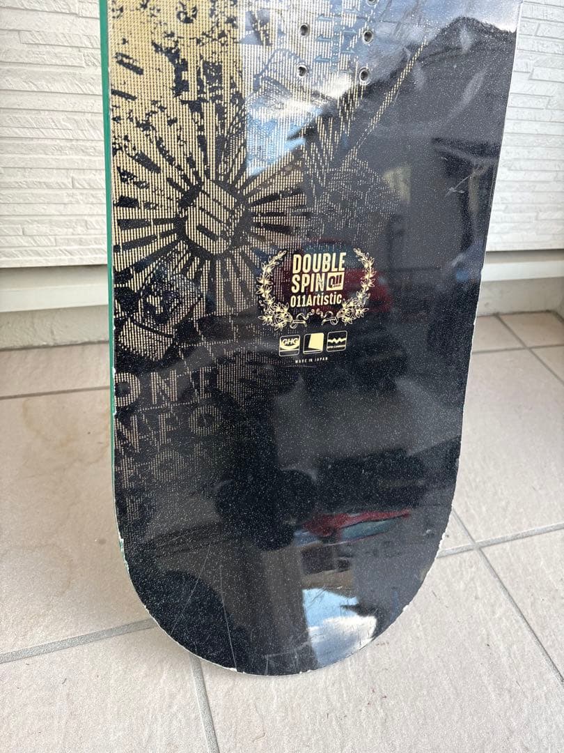011artistic double spin 153 グラトリ　スノボ