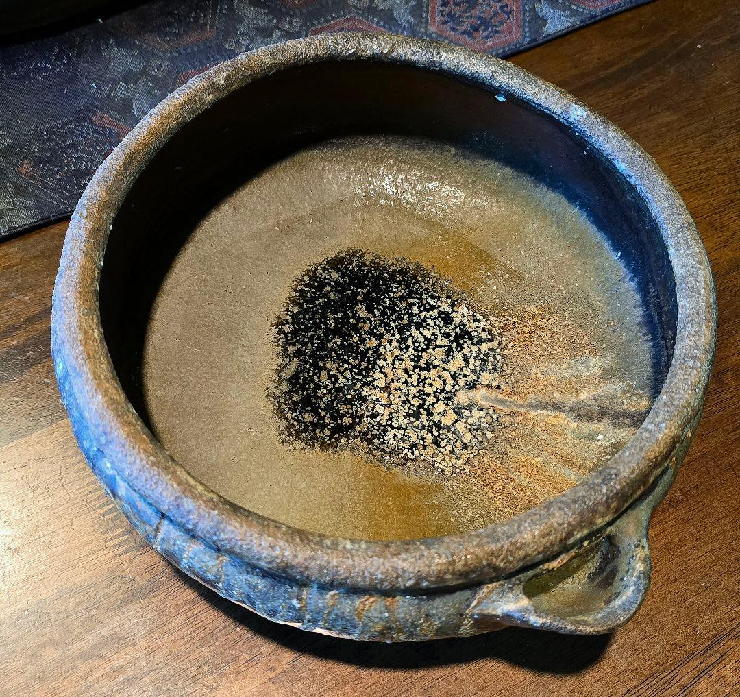 越前自然釉片口鉢径約23cm