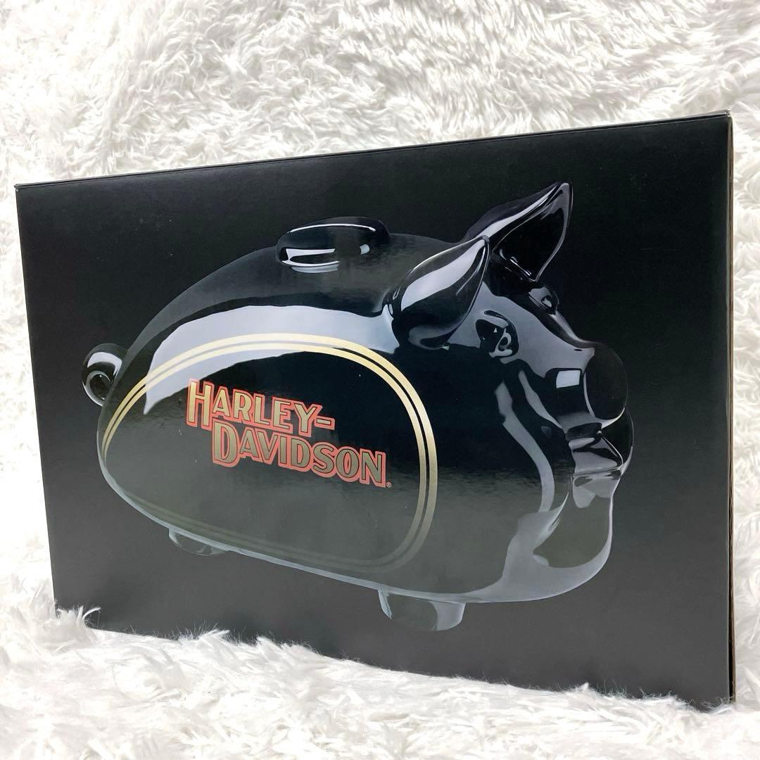 新品✨　Harley-Davidson　豚貯金箱　陶器　箱付き　2019年