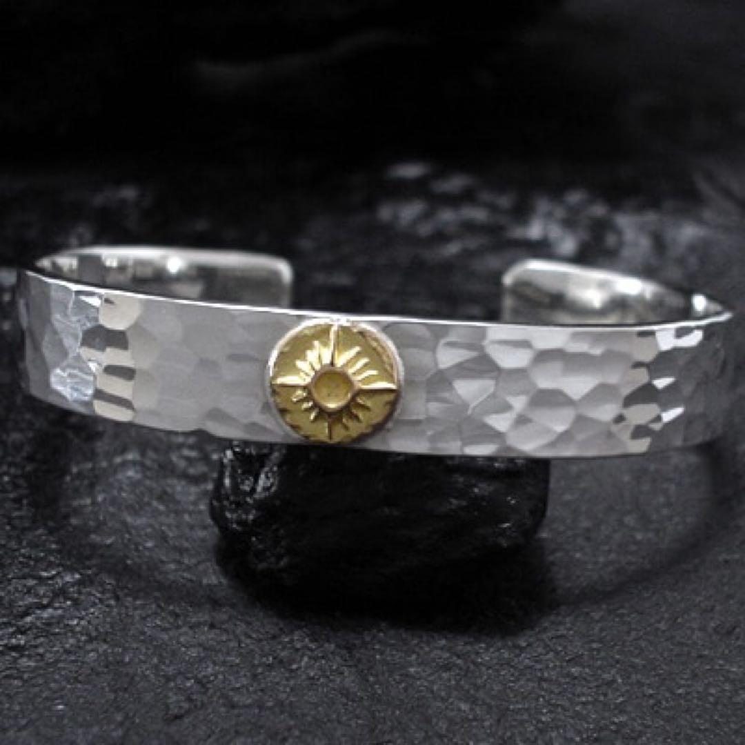 L 特大　貴重　槌目　特注　極美品　ARIZONA FREEDOM バングル