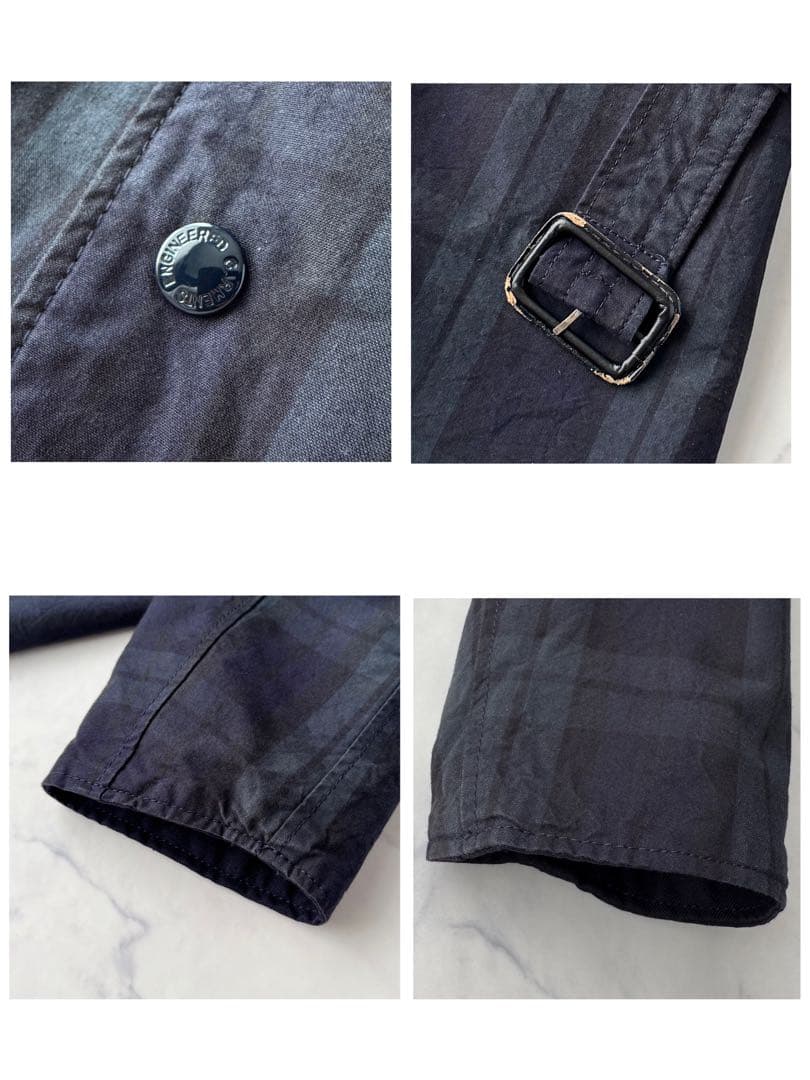 エンジニアード ガーメンツ リバーシブル ステンカラー コート XS ＝ S〜M