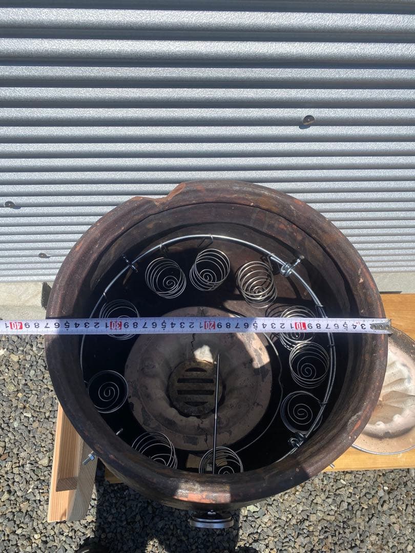 訳あり　本格壺焼き芋の壺　フルセット　カケあり