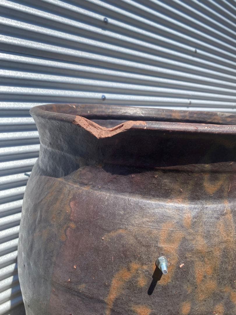 訳あり　本格壺焼き芋の壺　フルセット　カケあり