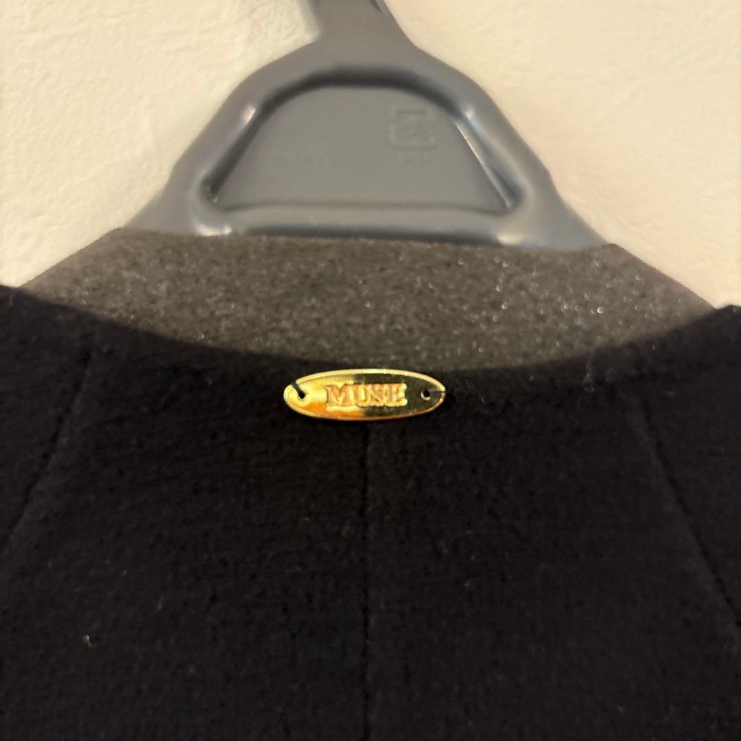 Deuxieme Classe リバーロングノーカラーコート　38