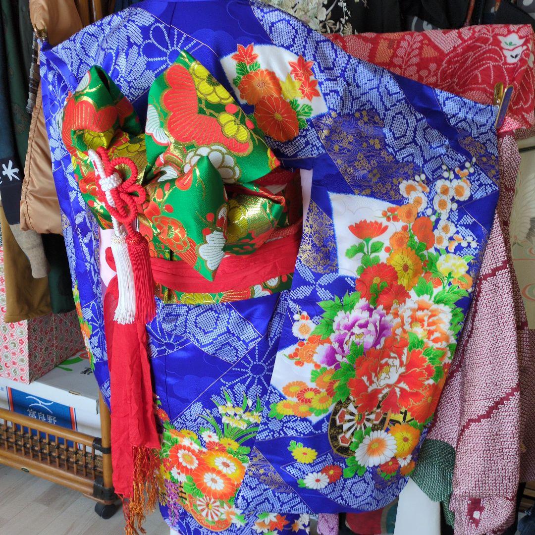 七五三 7歳 振り袖 フルセット 美品