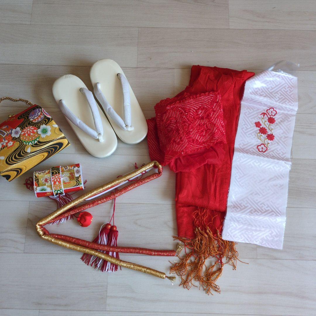 七五三 7歳 振り袖 フルセット 美品