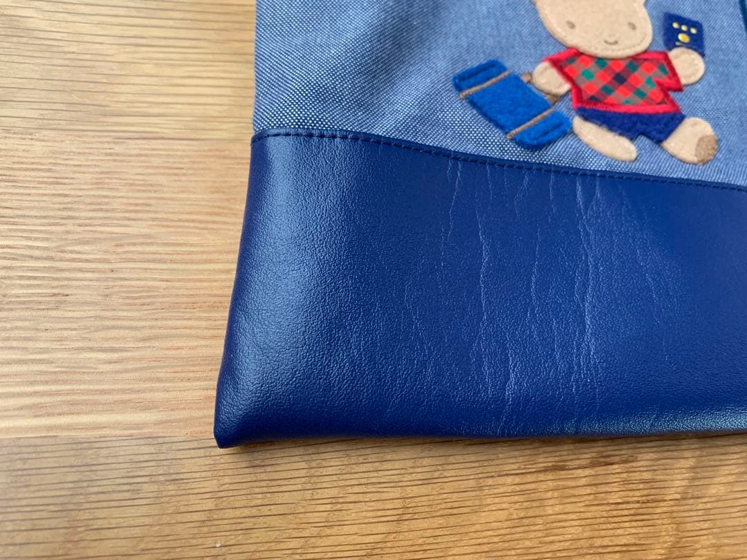 ファミリア　JAL コラボ　オリジナルデニムバッグ