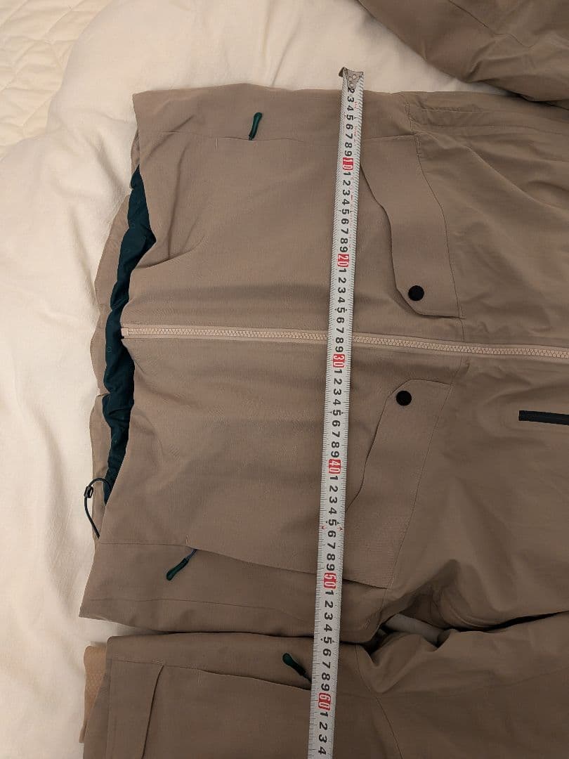 値下げ‼️SALOMON スノーボードジャケット L ベージュ　セット