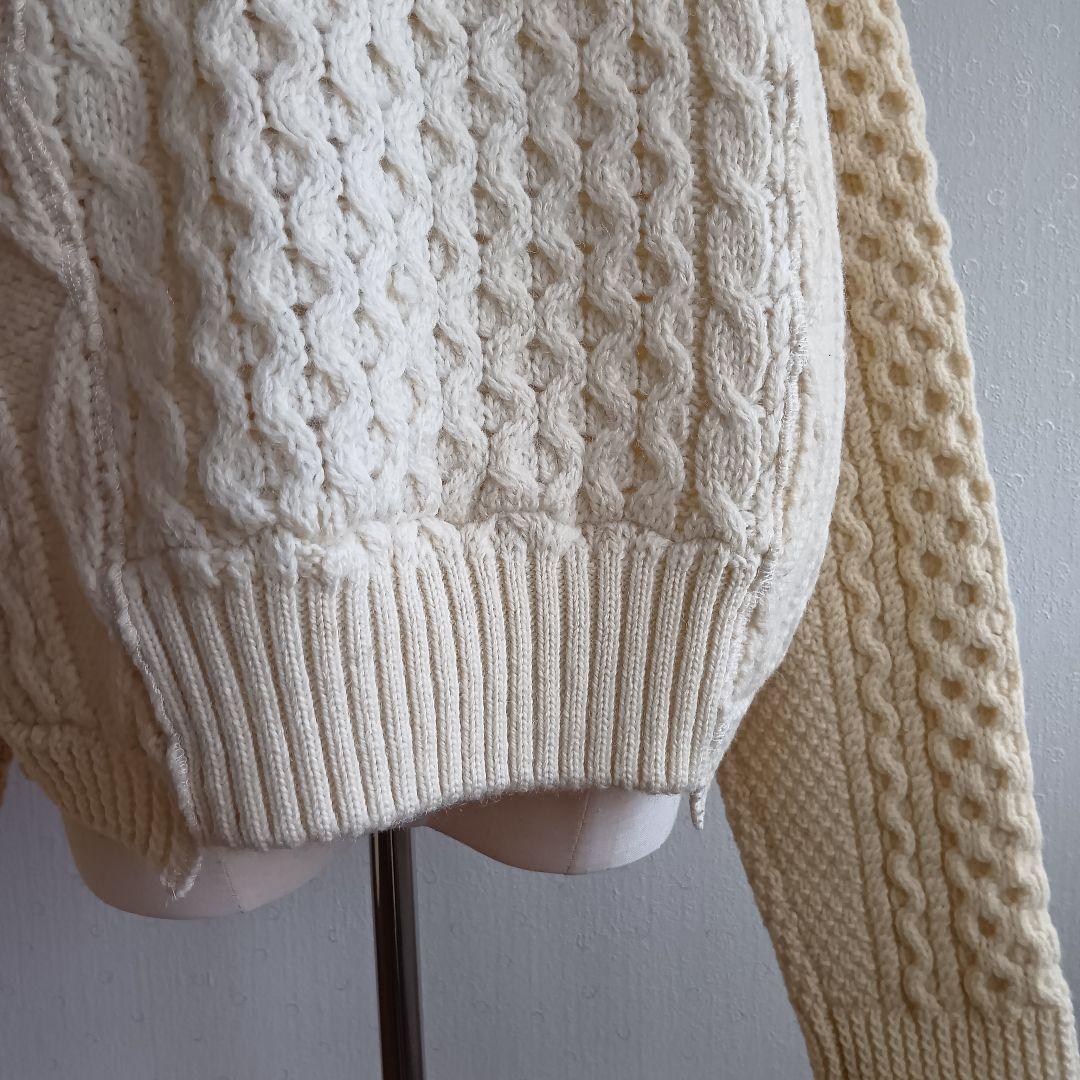 77circa リメイクフィッシャーマンニット