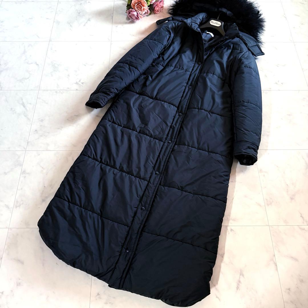 極美品★2wayマックスマーラ Max&co スーパーロングパデットコート L