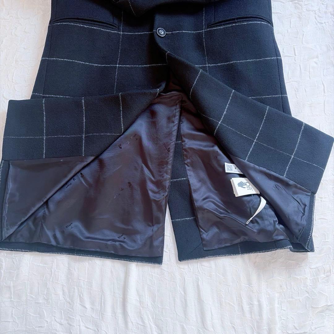 【オフホワイト】極美品✨2021aw コレクション シングルブレスト コート