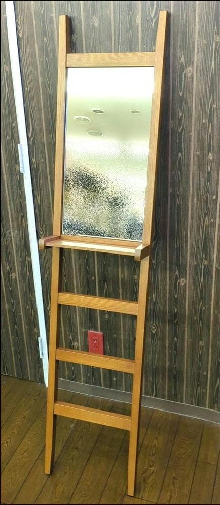 〈たのめる便・現状渡し〉IDEE イデー LADDER ラダー ミラー