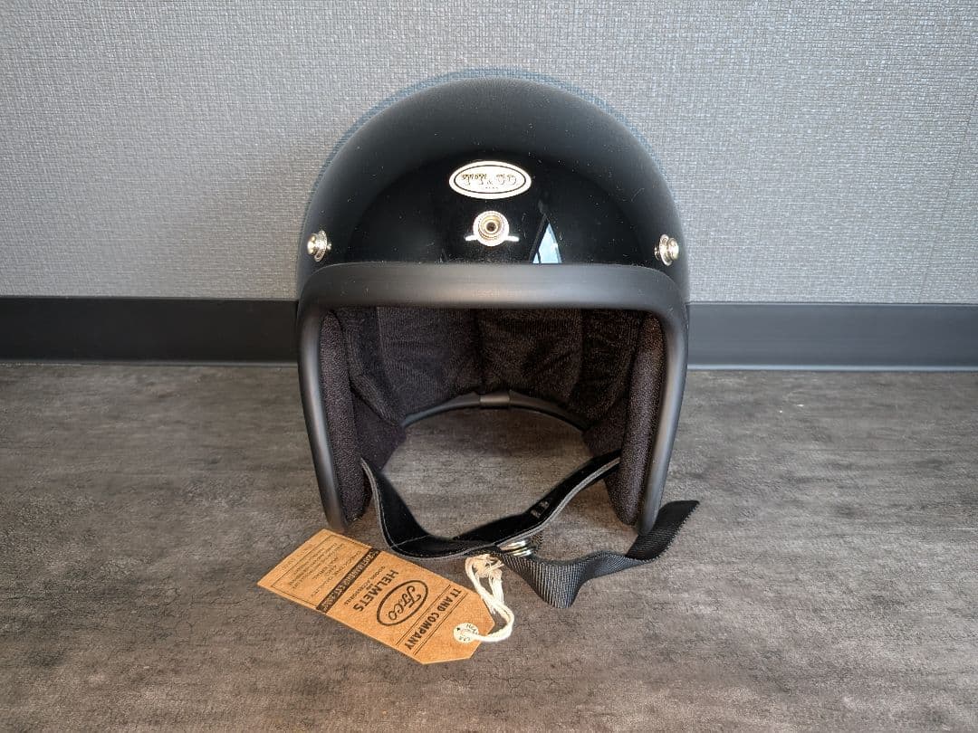 tt&co ブラック ジェットヘルメット 新品
