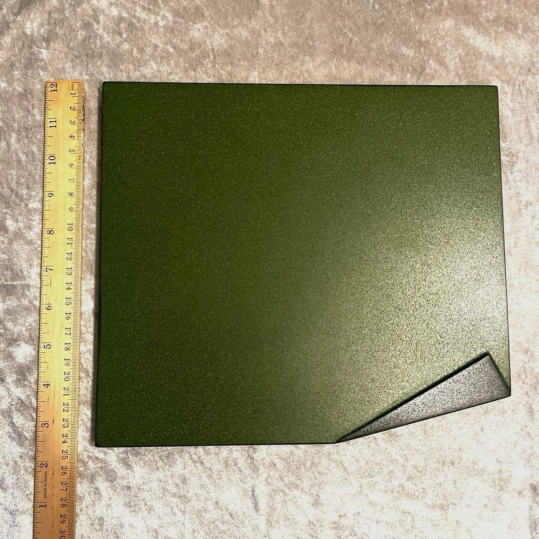 ⭐️美品⭐️特産　輪島塗　木製　乾漆　碧緑色　漆塗　板膳&箸　5客セット　大向高洲堂