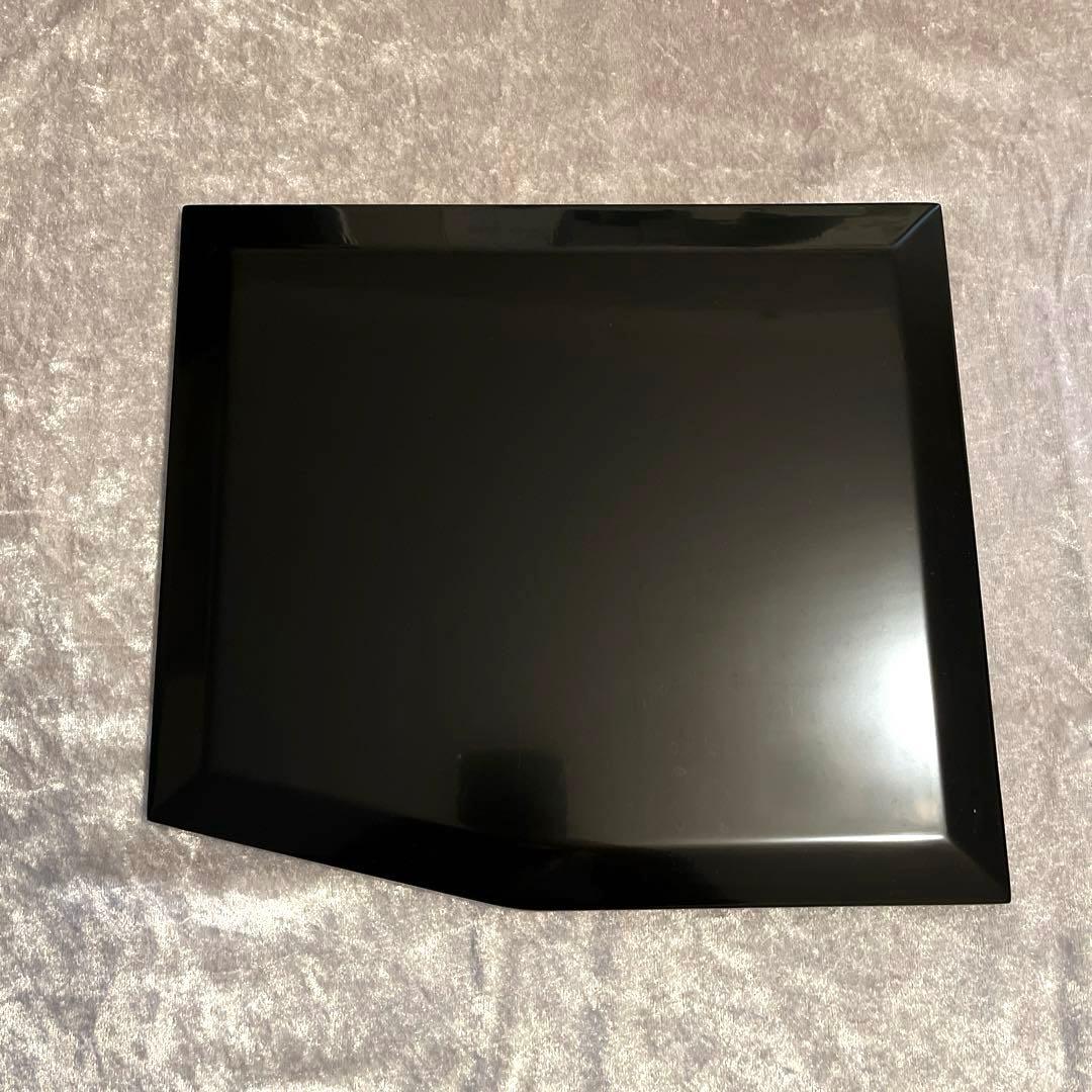 ⭐️美品⭐️特産　輪島塗　木製　乾漆　碧緑色　漆塗　板膳&箸　5客セット　大向高洲堂