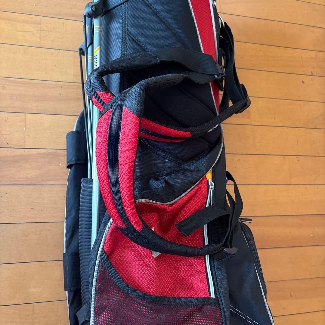 Callaway ゴルフキャディバッグ 赤黒 5仕切り