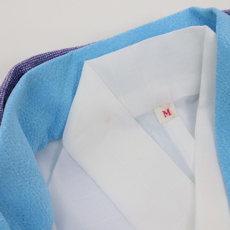 七五三3点セット　5歳男の子　羽織＋着物＋襦袢　紫　ジャパンスタイル　9RP12