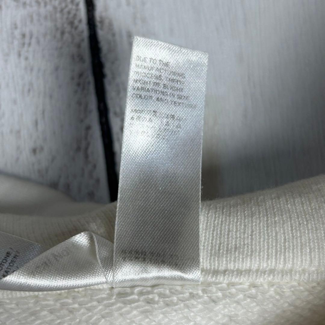 4824【定番ホワイト】サカイ×フラグメント☆ビッグロゴフルジップパーカー