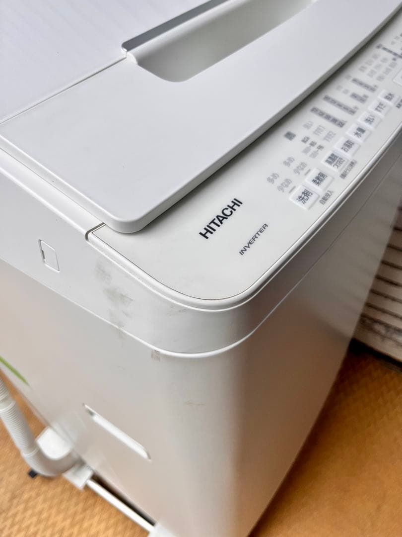③ 【送料無料】HITACHI 縦型洗濯機 10kg ホワイト　BW-X100F