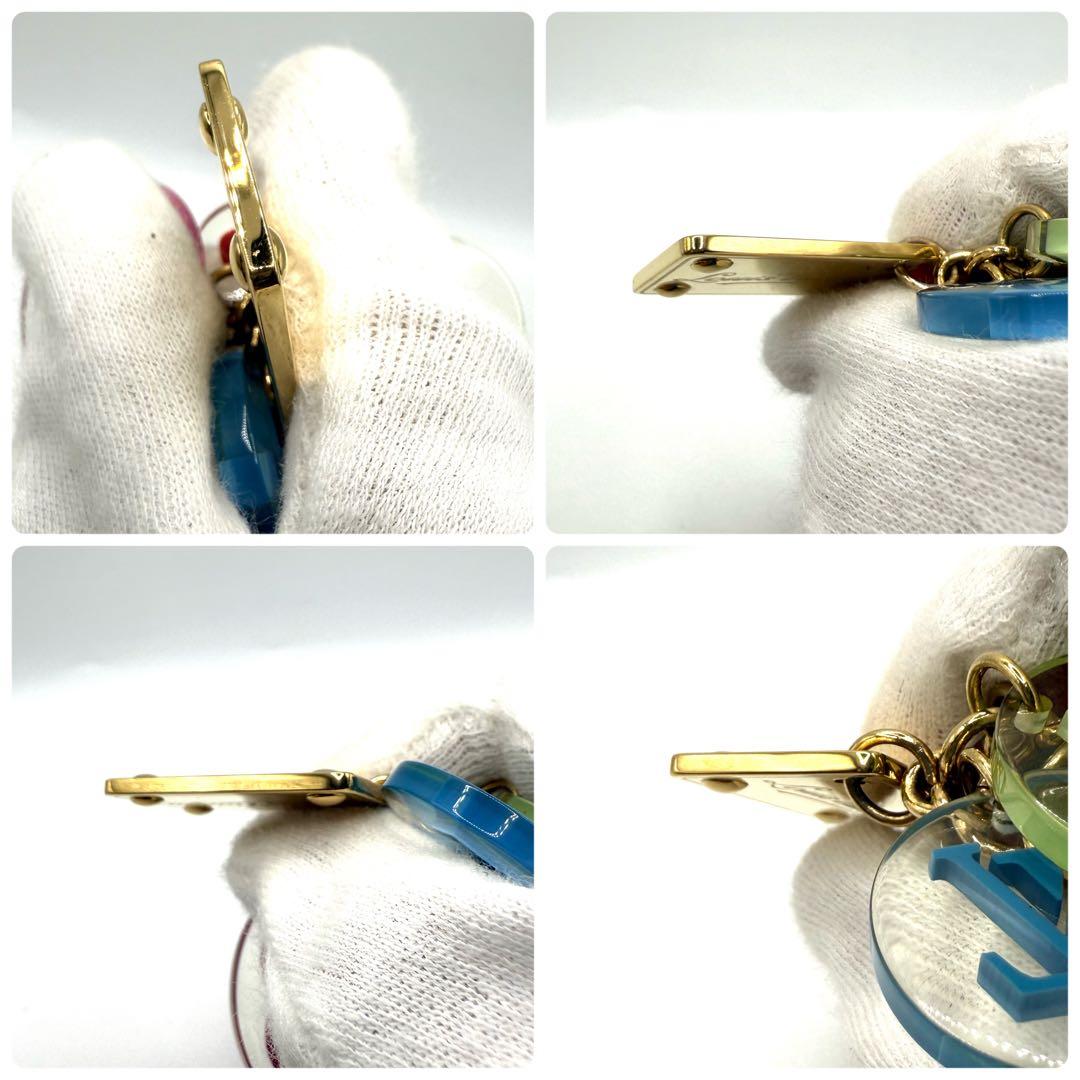 【鑑定済】ルイヴィトン キーホルダー チャーム ポルト クレフルール モノグラム