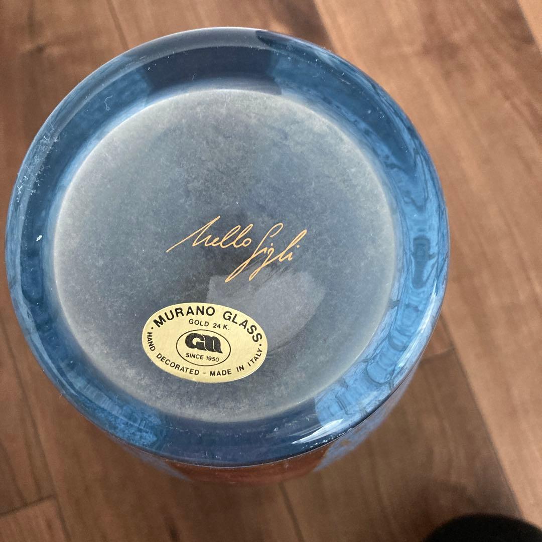 花瓶　イタリア製　ムラノ