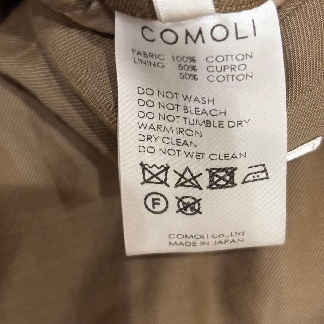 【名作良品】COMOLI 21SSウォッシュドタイロッケンコート 3