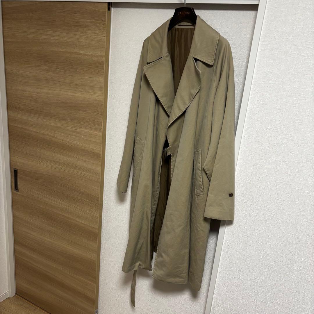 【名作良品】COMOLI 21SSウォッシュドタイロッケンコート 3