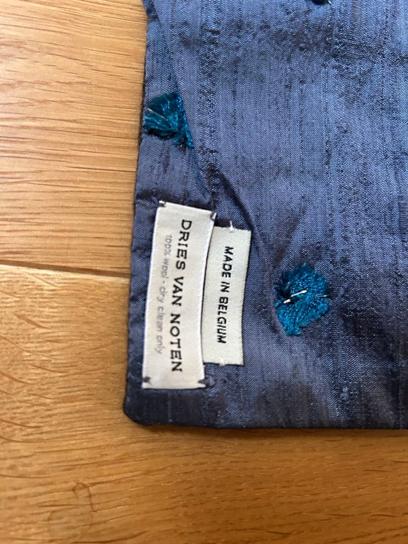 ドリスヴァンノッテン　ストール　ビーズ　刺繍