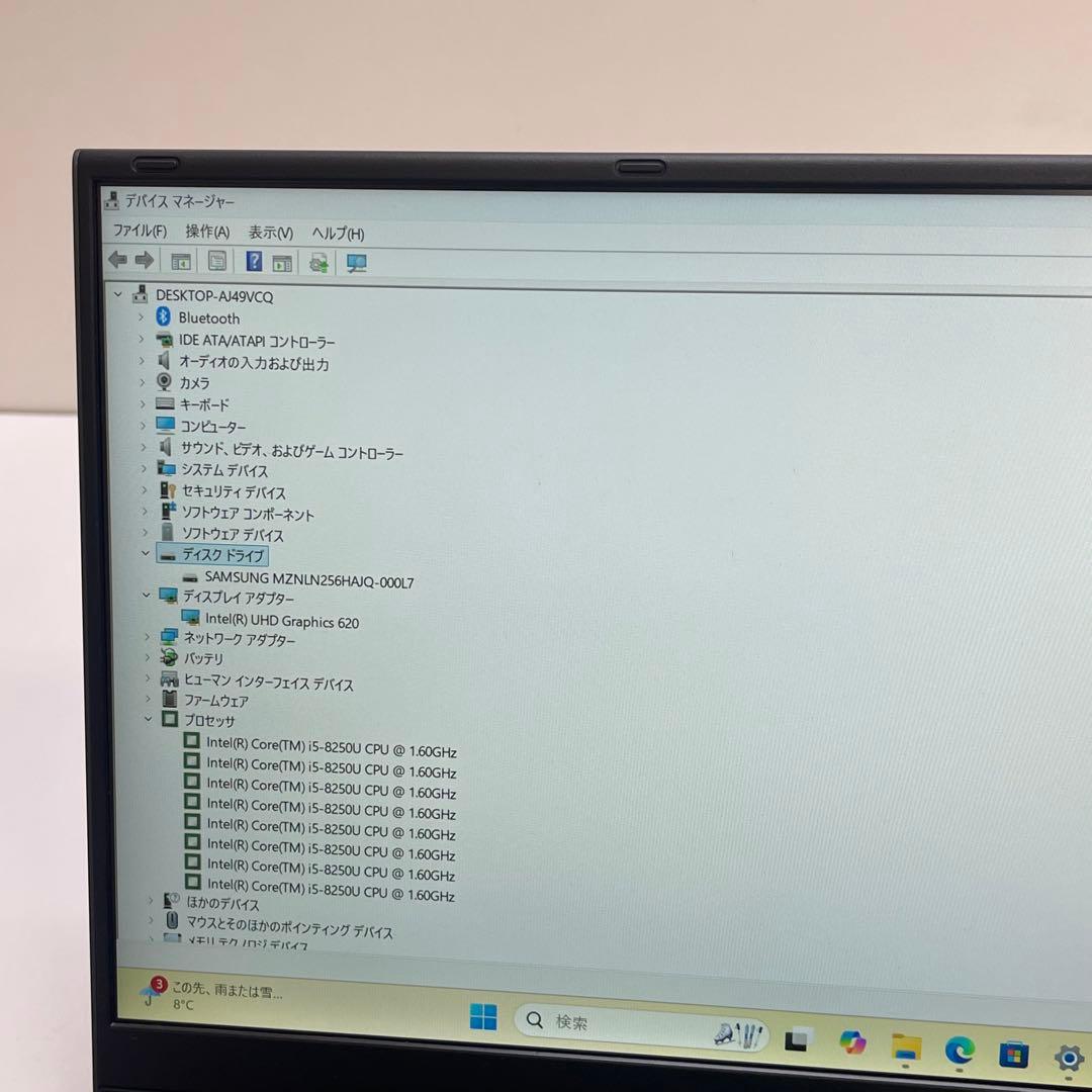 Windowsノート本体 #071 NEC LAVIE HZ550/L i5-8250U 8Gb 256G