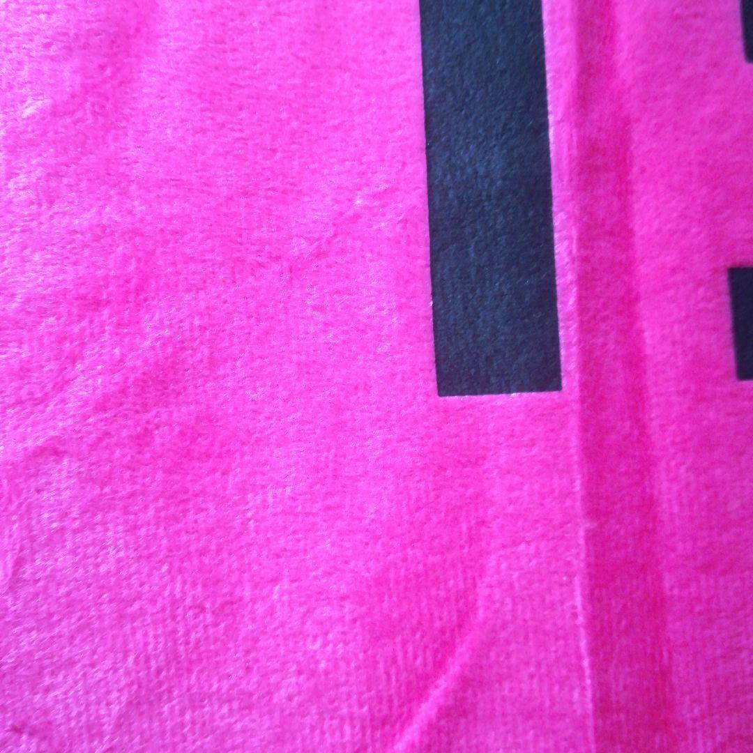 ピンク フリース布団セット ロゴ入り