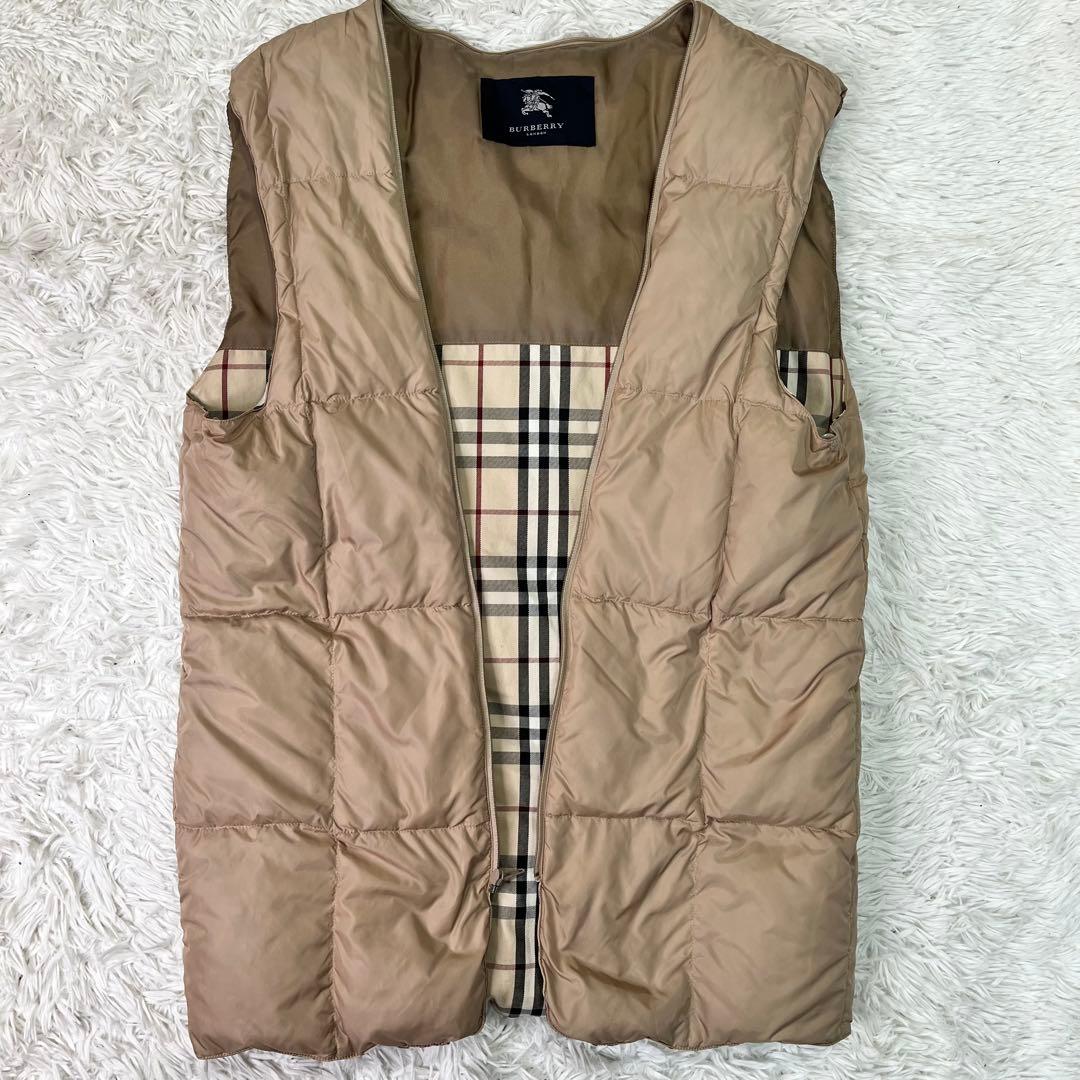 BURBERRY✨フード付きステンカラーコート ライナーダウン付　ブラック　L