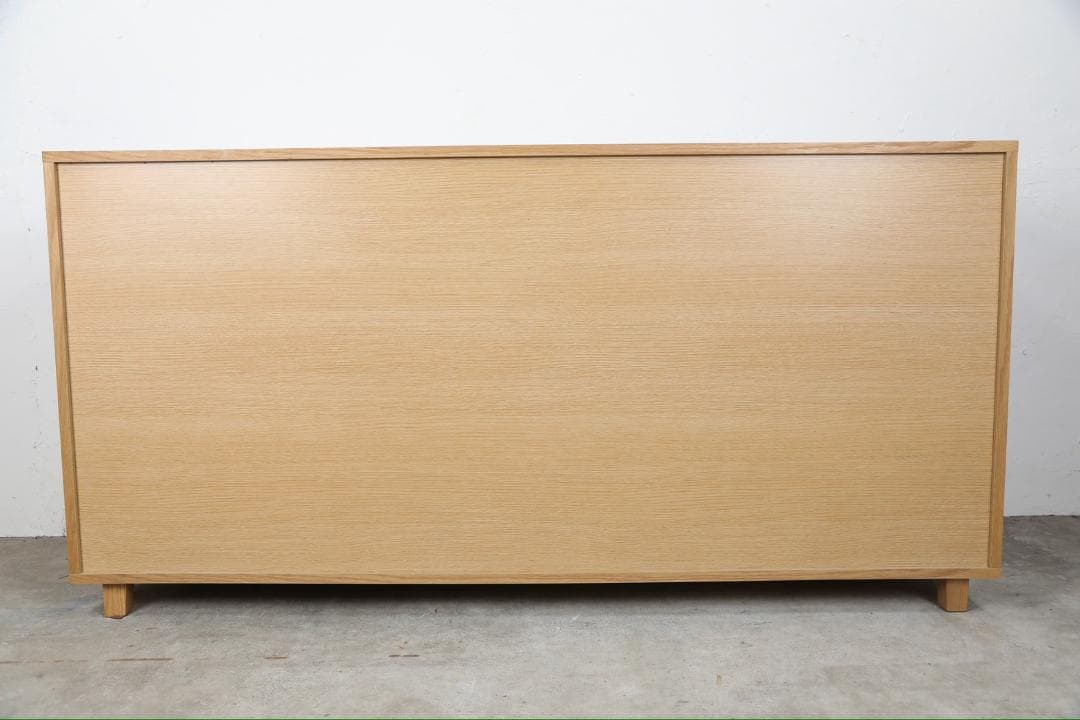 美品『オーク材』サイドボード ドロワー リビングボード チェスト RWsid21