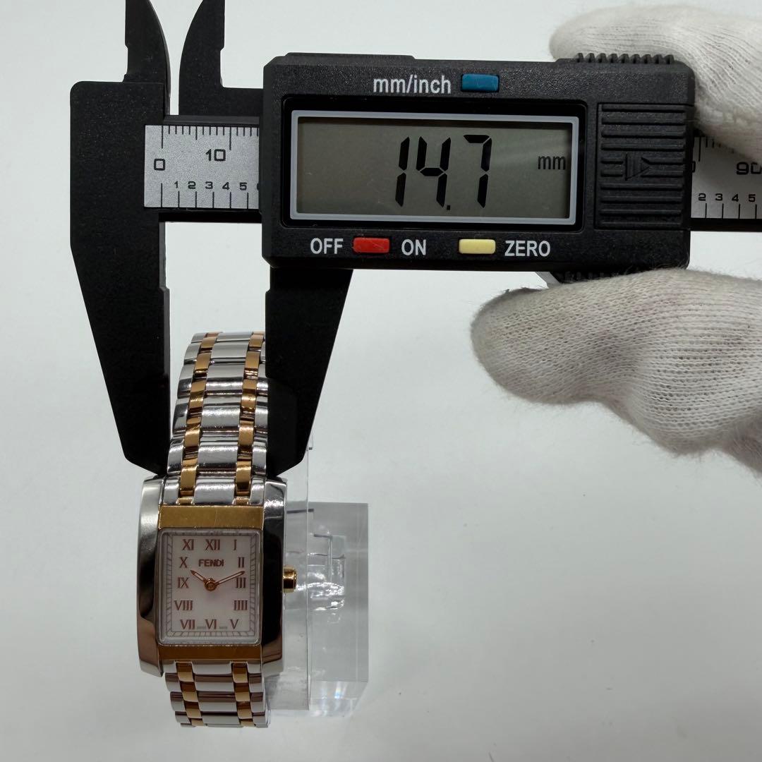 【稼働】フェンディ 腕時計 7000L シェル文字盤 クラシコ ローマン コンビ