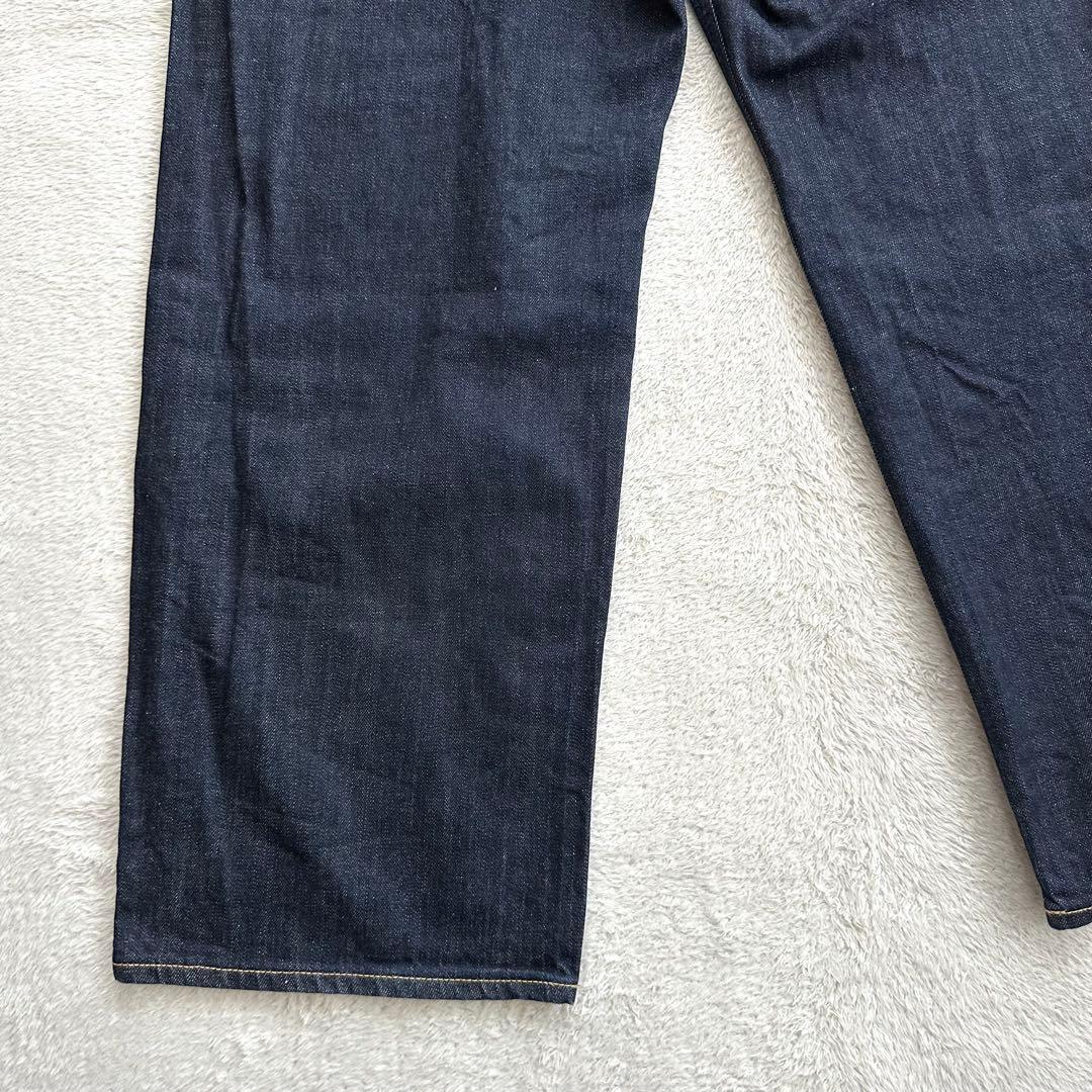 美品　YANUK ヤヌーク　Joan ルーブストレートデニム　ネイビー　27