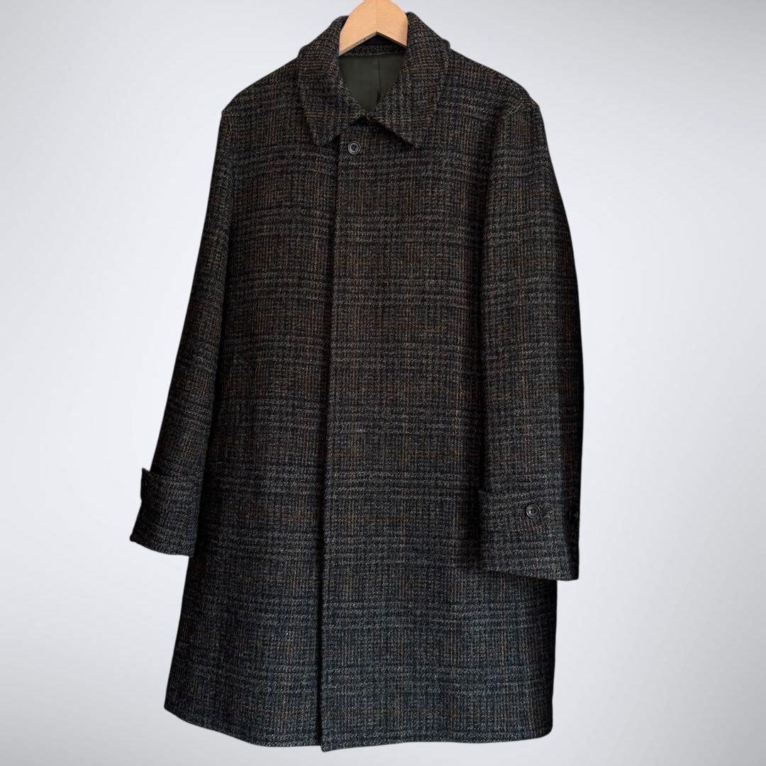 【美品】MOJITO アルズコート ハリスツイード コート M モヒート 日本製