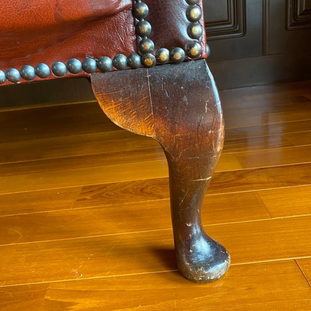 【お値下げ！】イギリス 本革 チェスターフィールド ソファ チェア