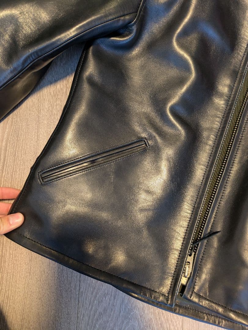 Y'2 LEATHER/ワイツーレザー　ライダージャケット　38