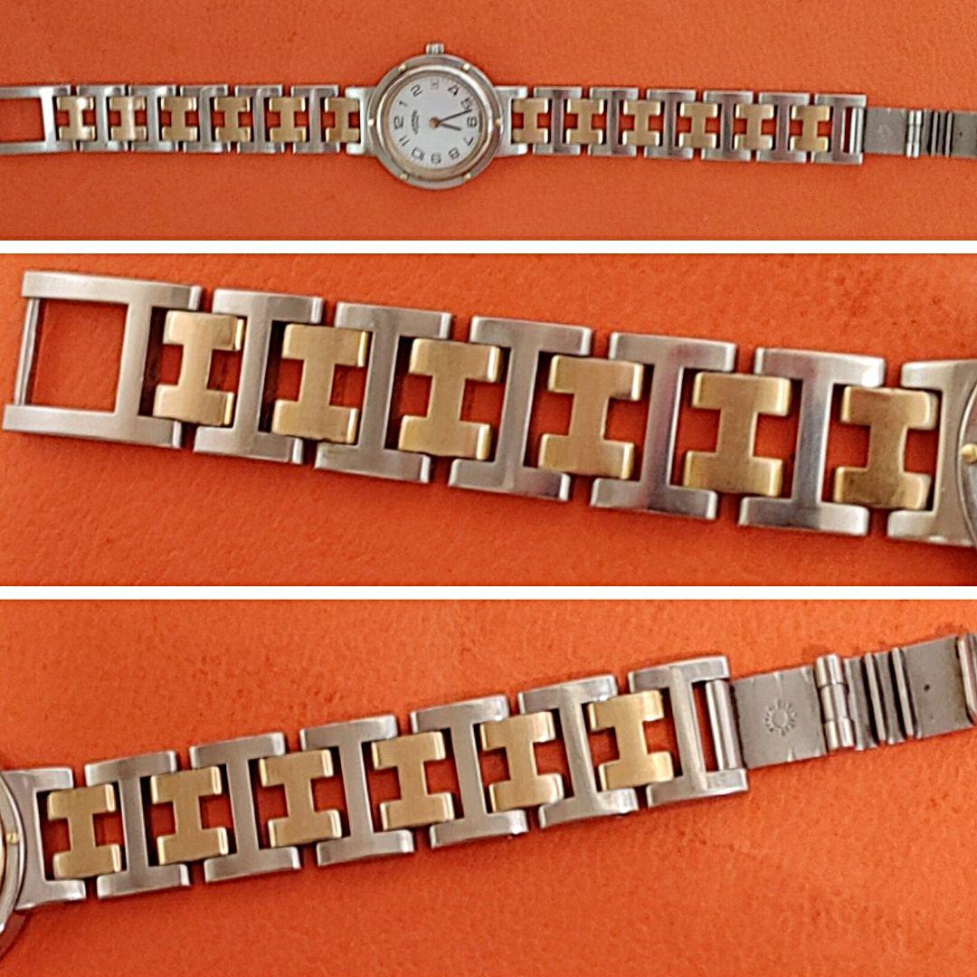 エルメス時計/極極美品クリッパー/新品電池新品仕上げ正常稼働品/レディース