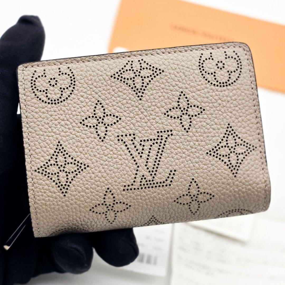 ☆kako☆ ヴィトン 財布 マヒナ クレア ベージュ コンパクト A54