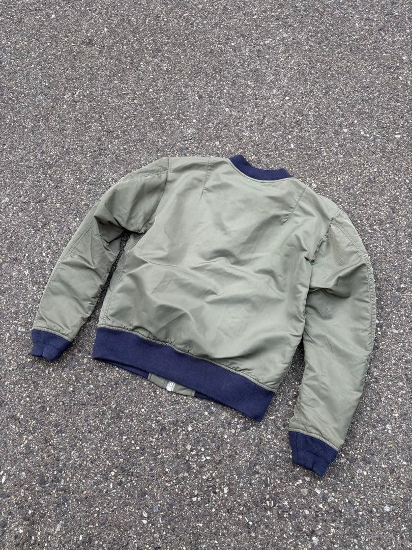 る*。様 90s schott MA-1 フライトジャケット USA製 Lサイズ