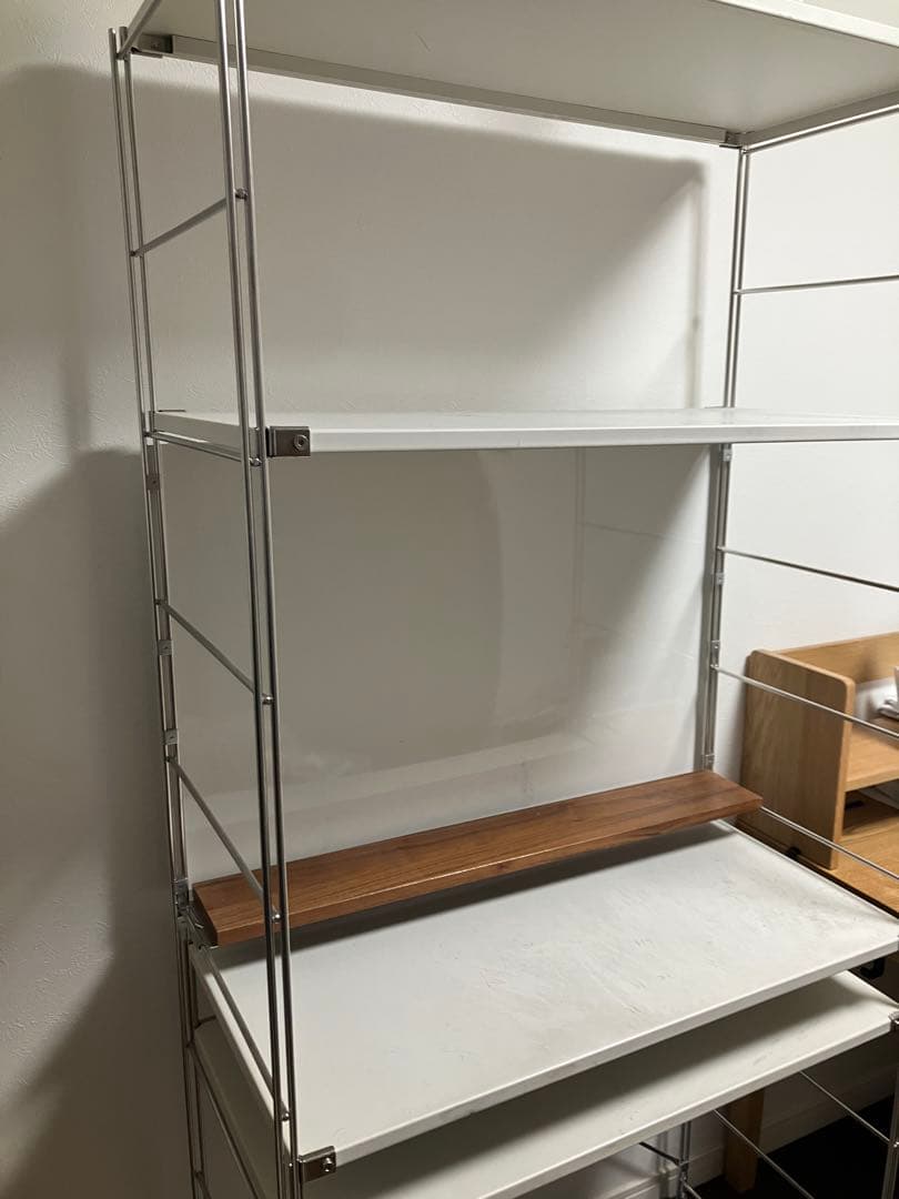 【無印良品】スチールユニットシェルフ・スチール棚セット•ライトグレー