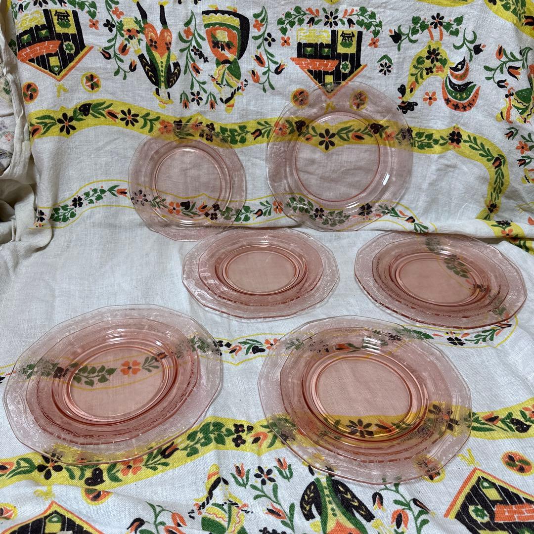 10枚セット。激レア。フォストリア　June サラダ＆ディナープレート10枚