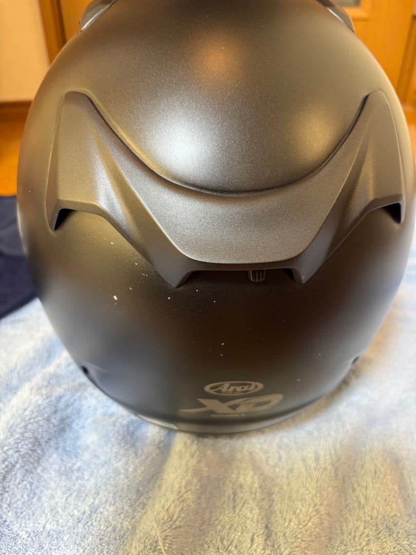 Arai XDフルフェイスヘルメット フラットブラック、サンバイザー付