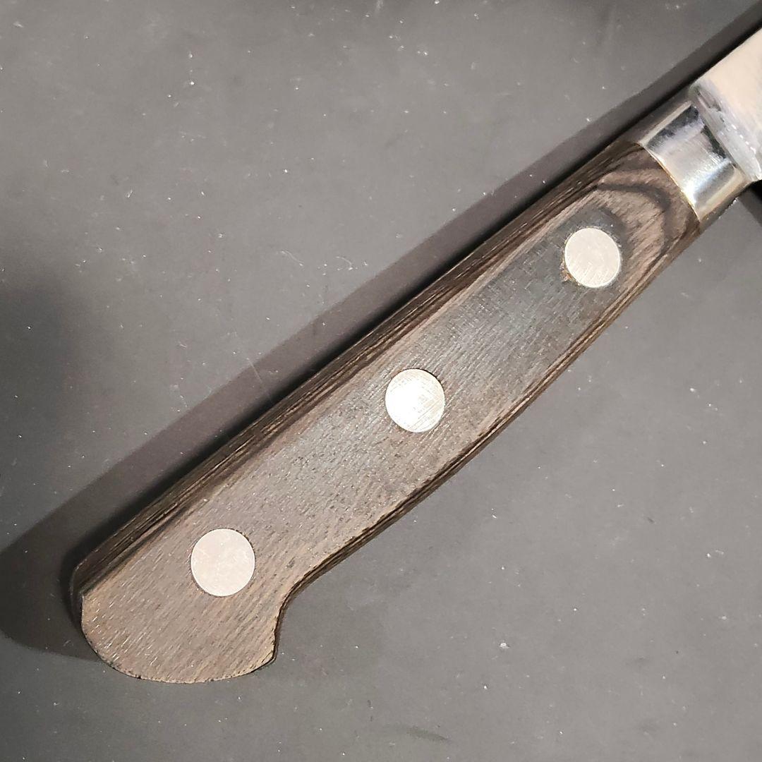 有次 特製 日本鋼(SK鋼) ハガネ 小 三徳 16cm 研ぎ済み 京都 包丁