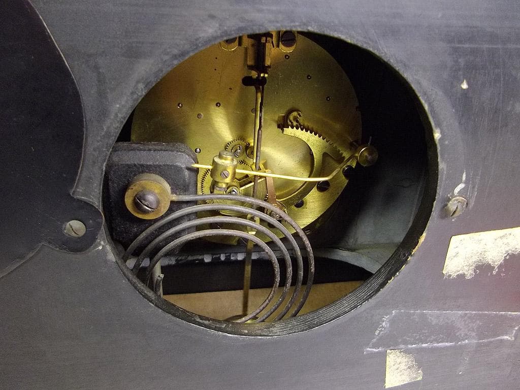 精工舎 ゼンマイ機械式 振り子 置時計 戦前 稼働品 ボンボン時計 アンソニア